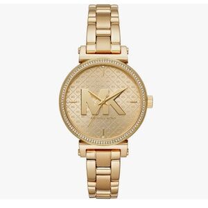 Michael Kors Women's Sofie Three-Hand Gold-Tone Watch MK4334